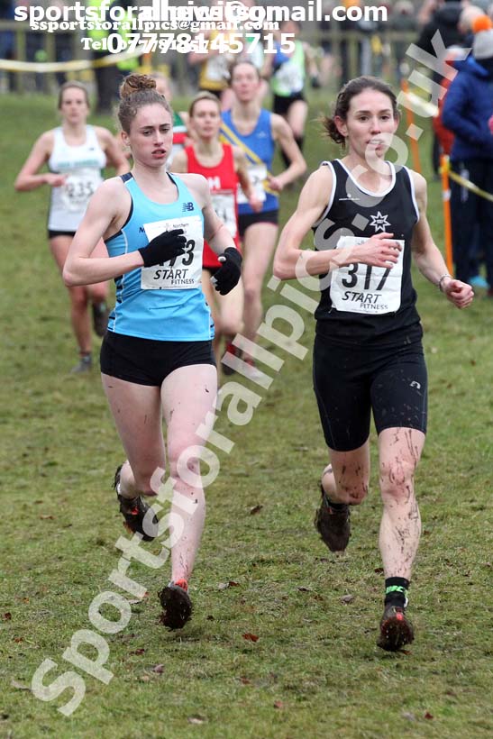 Senior womens Northern Cross Country Champs., Camp Hill Estate, Kirklington.  Photo: David T. Hewitson/Sports for All Pics